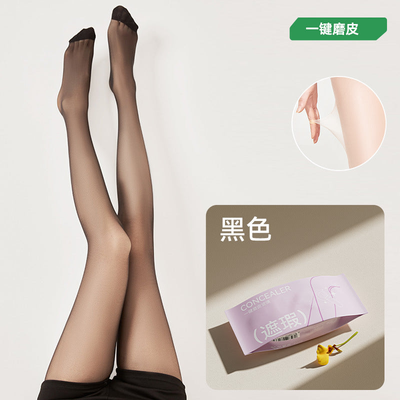 Cover-Up Sheer Tights for Women, Flawless Leg Concealer Pantyhose