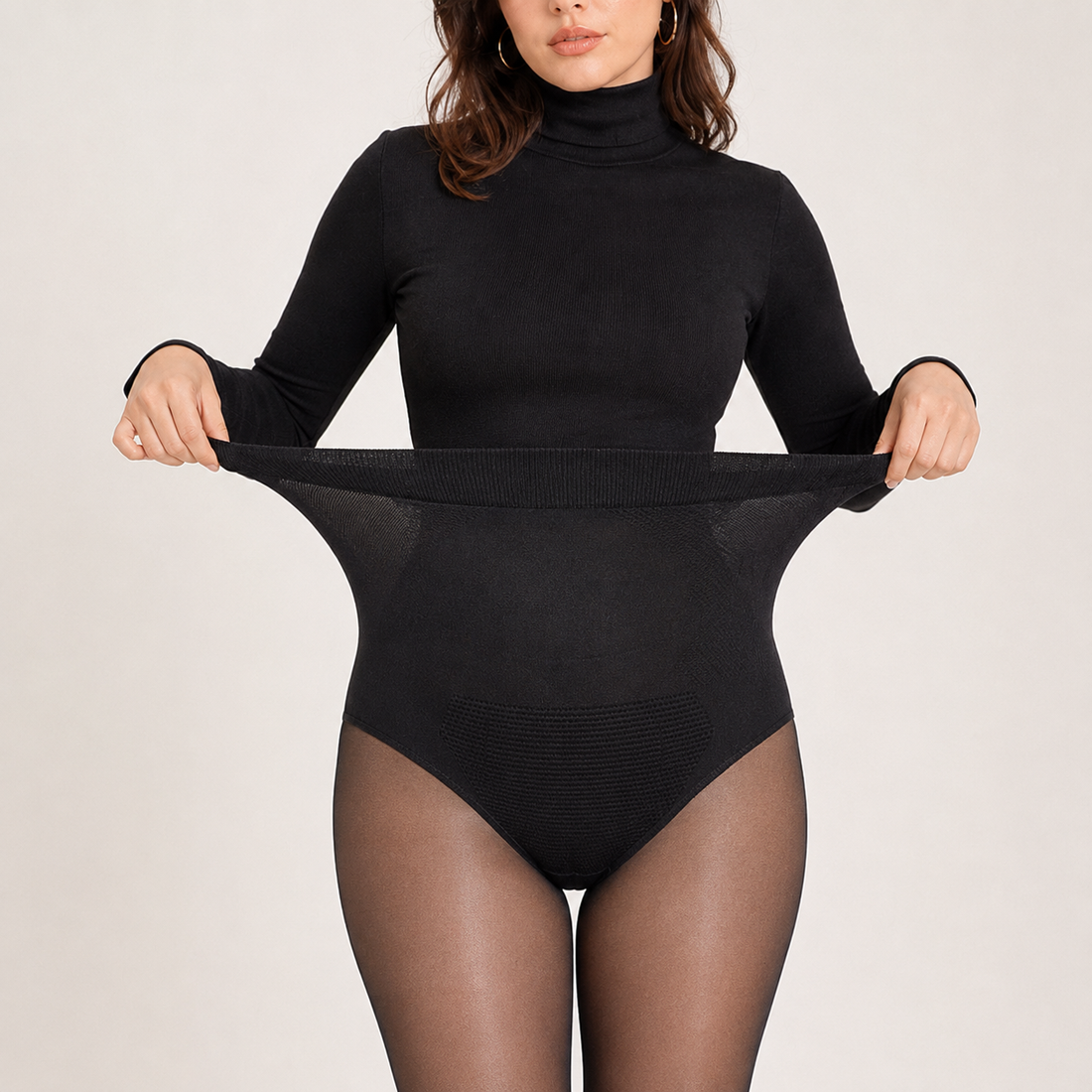 High Waist Tummy Control Sheer Tights for Women, Plus Size Shaping Pantyhose