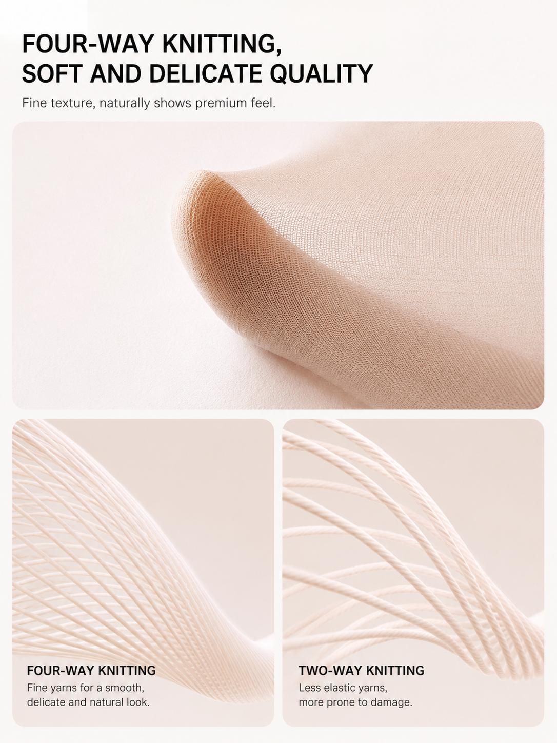 Light Shaping Sheer Tights for Women, Butt Lifting Control Pantyhose