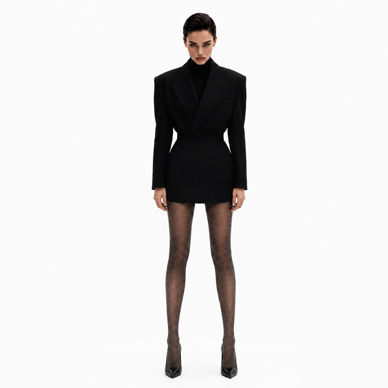 Shimmer Sheer Tights for Women, Pearlescent Pantyhose